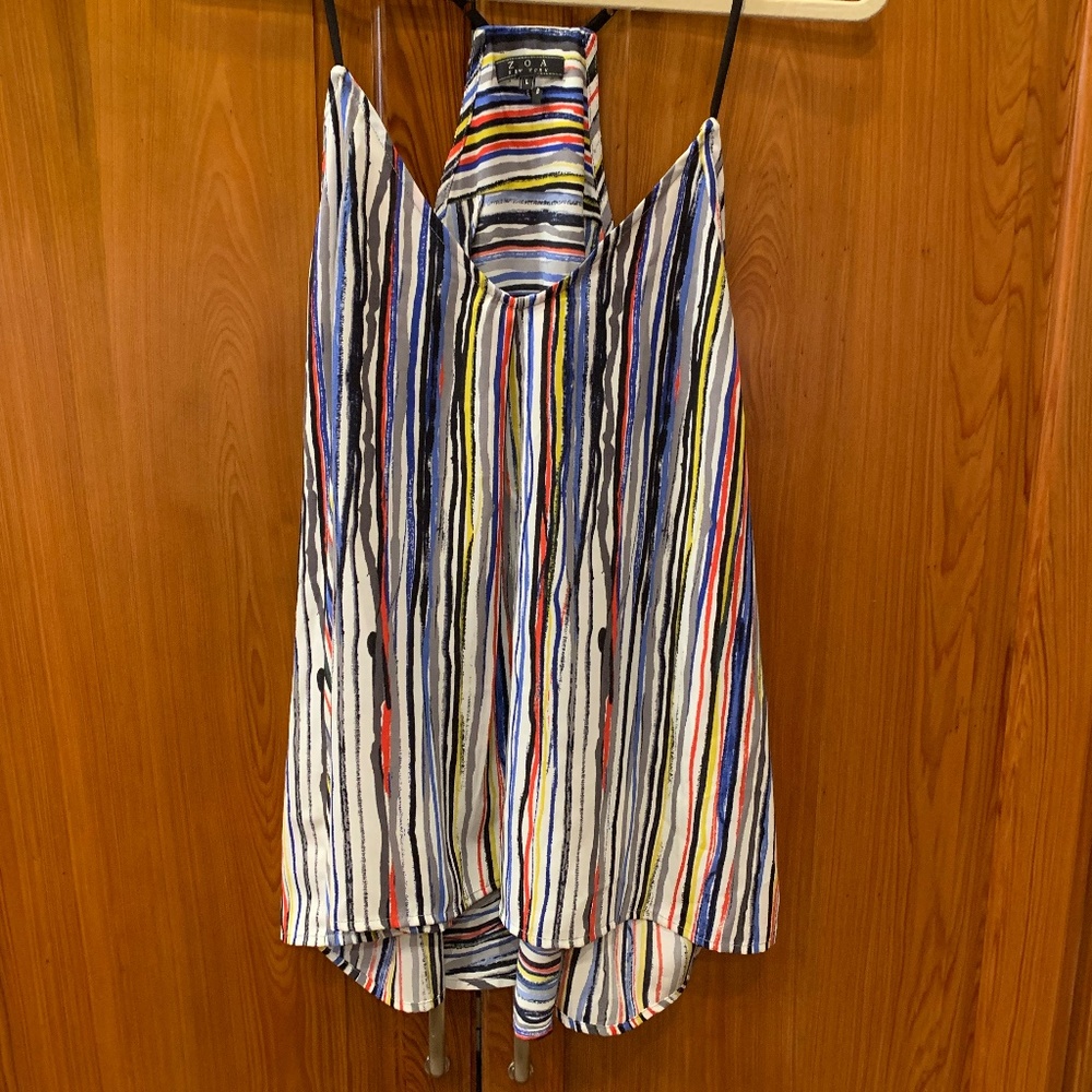 Zoa Muti Color Adjustable Spaghetti Strap Shirt